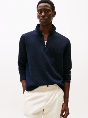 Quarter-Zip Performance Sweatshirt, Navy