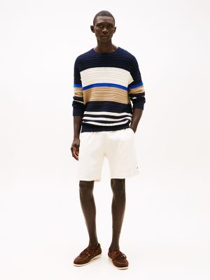 Terry Toweling Sweatshort, Ivory Petal