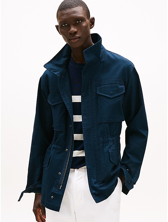 Garment-Dyed Utility Jacket | Tommy Hilfiger Garment-Dyed Utility Jacket | Tommy Hilfiger
