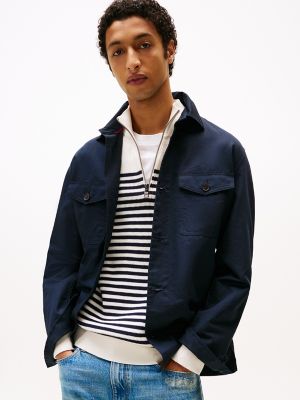 Performance Shirt Jacket, Navy