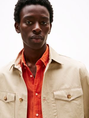 Performance Shirt Jacket, Sandalwood