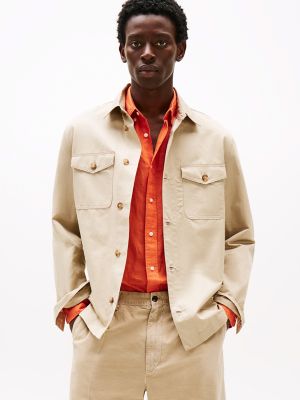 Performance Shirt Jacket, Sandalwood