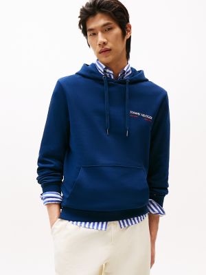 Sail Logo Print Hoodie, Dark Blue