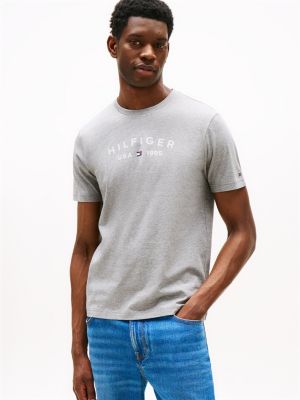 Hilfiger Logo T-Shirt, Medium Grey Heather