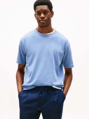 Relaxed Fit Garment-Dyed T-Shirt, Brisk Blue