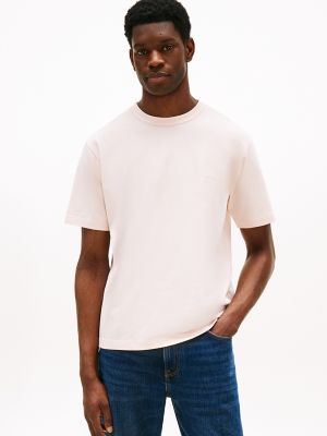 Relaxed Fit Garment-Dyed T-Shirt, Pink Lily