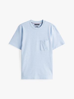 Embroidered Logo Pique Pocket T-Shirt | Tommy Hilfiger