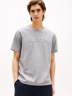 Hilfiger Arch Embossed T-Shirt, Authentic Grey