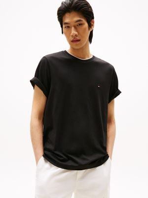 Lightweight Modal Blend T-Shirt, Black