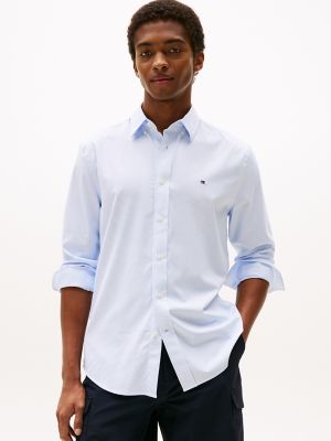 Regular Fit Check Performance Shirt, Shirt Blue/White Check