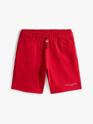 Tommy Logo Sweatshort, Medium Red