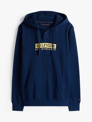 Hilfiger Logo Hoodie, Night Sky