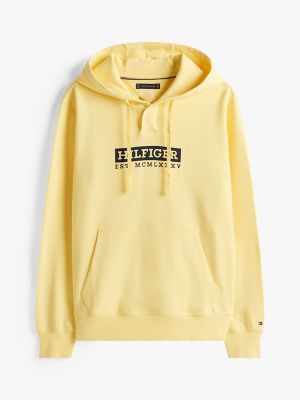 Hilfiger Logo Hoodie, Citronella