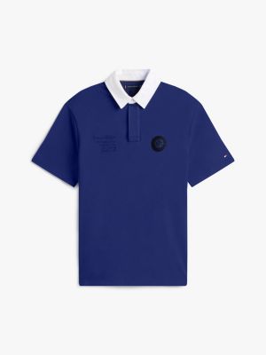Classic Fit Embroidered Logo Rugby Polo | Tommy Hilfiger USA