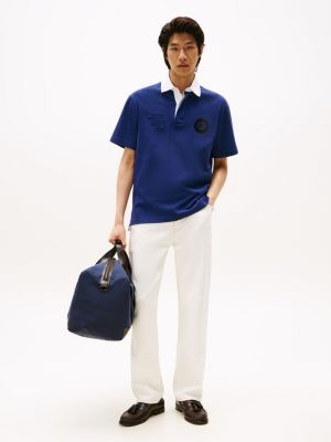 Classic Fit Embroidered Logo Rugby Polo | Tommy Hilfiger USA