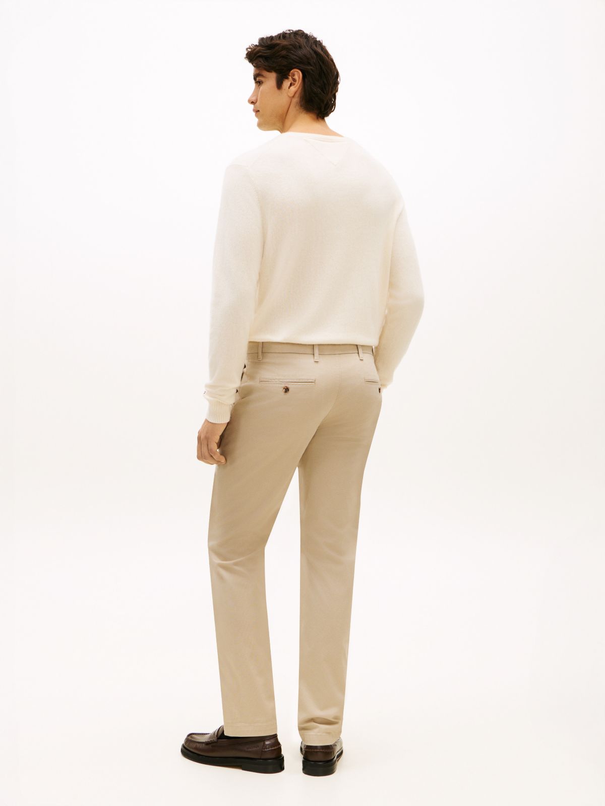 Straight Fit Stretch Chino — Sandalwood