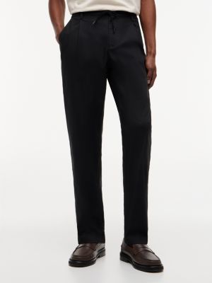 Relaxed Tapered Tech Pant, Black