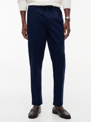 Relaxed Tapered Tech Pant, Navy