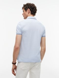 Slim Fit Tipped Polo — Breezy Blue 4