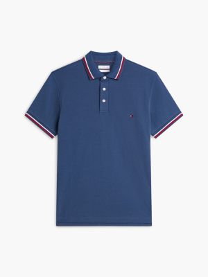 Мужские топы Tommy Hilfiger Slim Fit Tipped Polo — фото 5