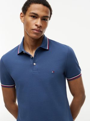 Мужские топы Tommy Hilfiger Slim Fit Tipped Polo — фото 3