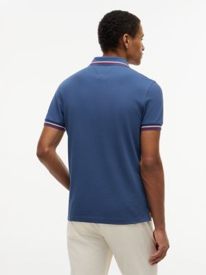 Мужские топы Tommy Hilfiger Slim Fit Tipped Polo — фото 4