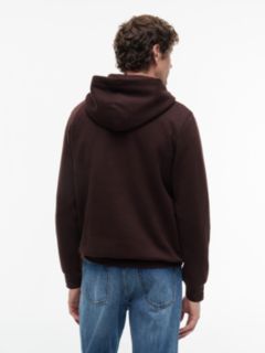 Classic Brushed-Fleece Hoodie — Chocolate 4