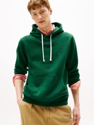 Classic Brushed-Fleece Hoodie, Ornamental Green