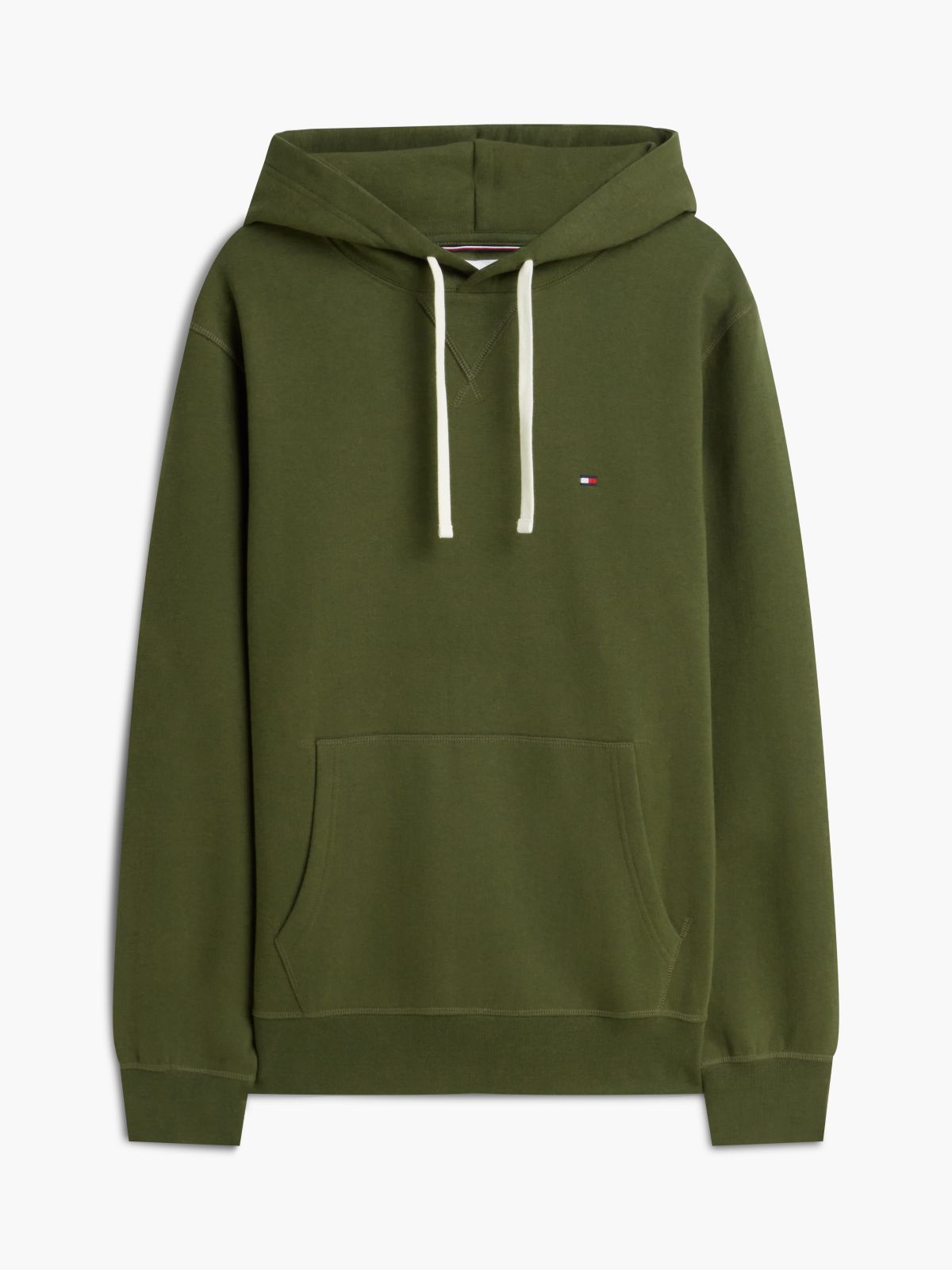 Classic Brushed-Fleece Hoodie — Huntsman Green