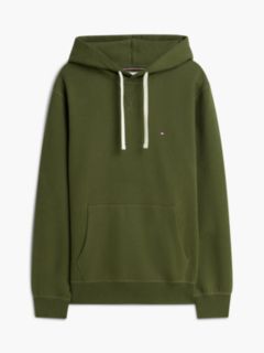 Classic Brushed-Fleece Hoodie — Huntsman Green 5