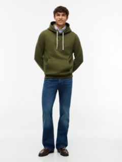 Classic Brushed-Fleece Hoodie — Huntsman Green 2