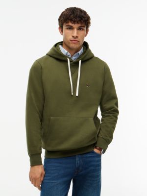 Classic Brushed-Fleece Hoodie, Huntsman Green