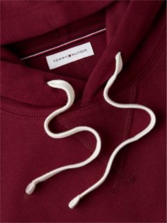 Classic Brushed-Fleece Hoodie — Burgundy 6