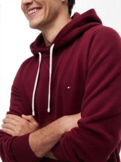 Classic Brushed-Fleece Hoodie — Burgundy 3