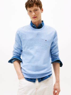 Classic Crewneck Sweater, Vessel Blue Heather