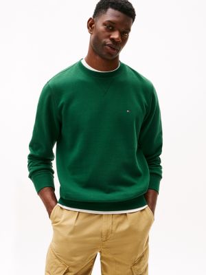 Classic Brushed-Fleece Sweatshirt, Ornamental Green