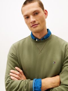 Classic Brushed-Fleece Sweatshirt — Battle Green 3