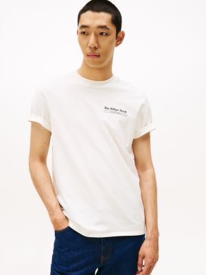 Hilfiger Statement Logo T-Shirt, Ivory Petal