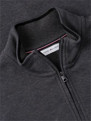 Мужские худи Tommy Hilfiger Rib-Knit Quarter-Zip Sweatshirt — фото 6