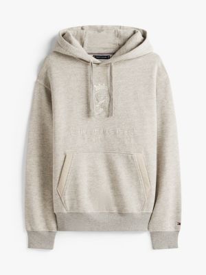 Мужские худи Tommy Hilfiger Hilfiger Crest Logo Heathered — фото 5