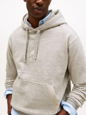 Мужские худи Tommy Hilfiger Hilfiger Crest Logo Heathered — фото 3
