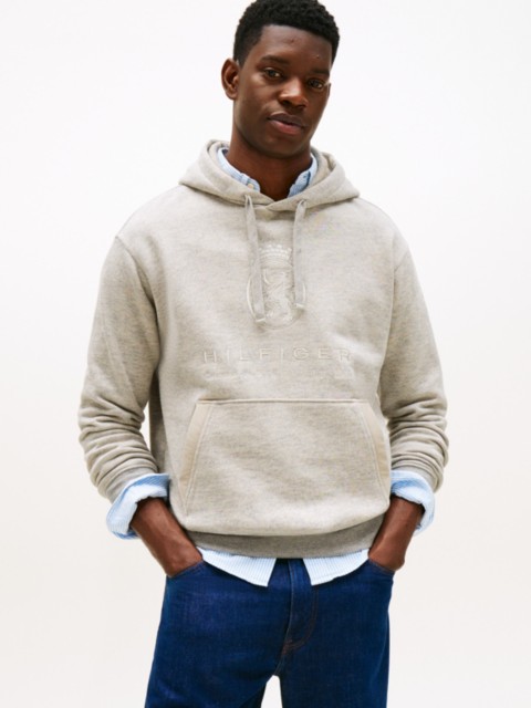 Мужские худи Tommy Hilfiger Hilfiger Crest Logo Heathered