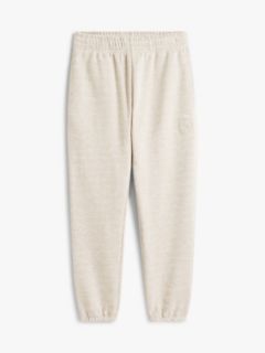 Hilfiger Crest Logo Heathered Sweatpant — Light Grey Marbled Heather 5