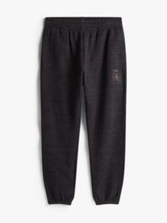 Hilfiger Crest Logo Heathered Sweatpant — Dark Grey Marbled Heather 5