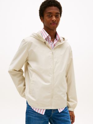 Lightweight Hooded Windbreaker, Newsprint
