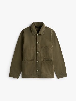 Garment-Dyed Denim Chore Jacket | Tommy Hilfiger