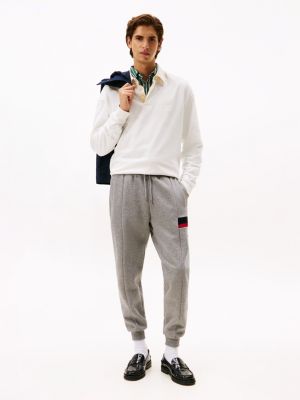 Signature Stripe Sweatpant, Medium Grey Heather