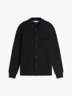 Classic Shirt Cardigan — Black 5