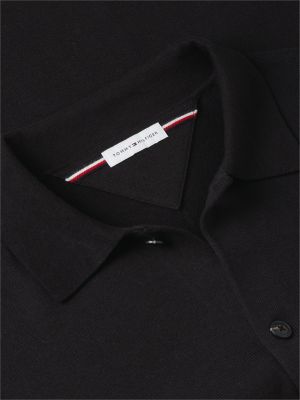 Мужской кардиган Tommy Hilfiger Classic Shirt Cardigan, цвет: Чёрный — фото 6