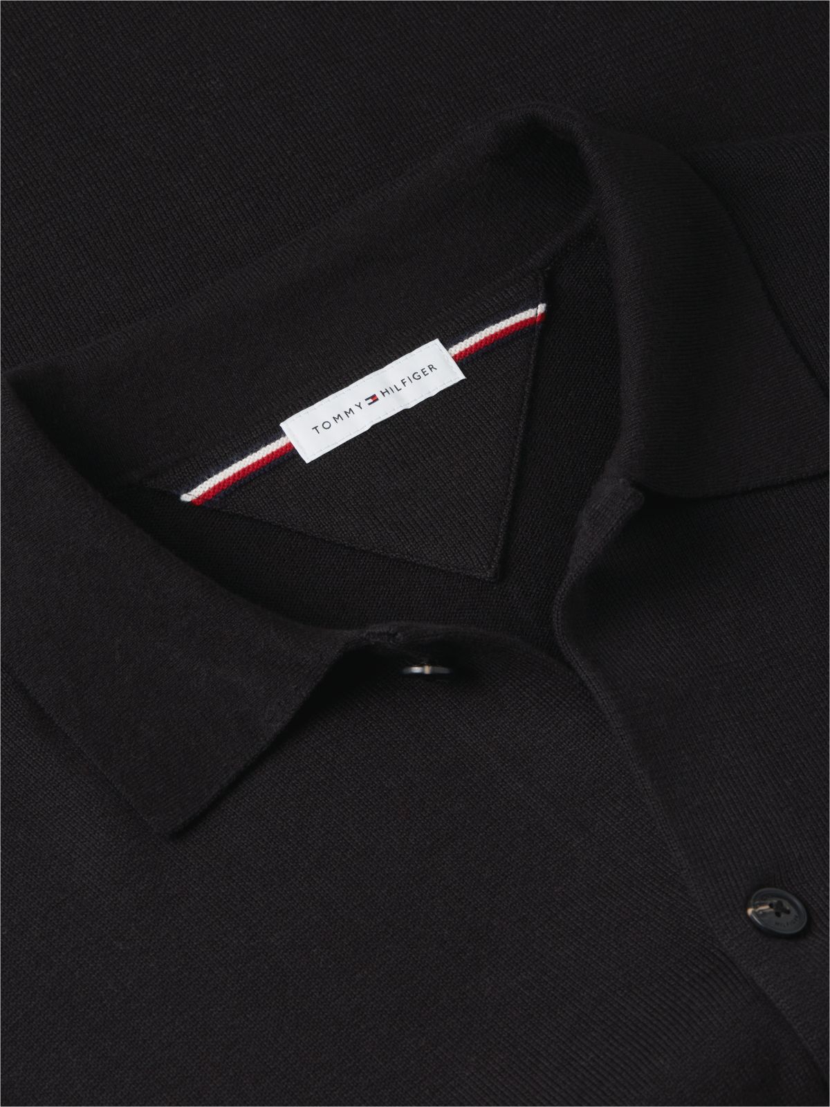 Classic Shirt Cardigan — Black